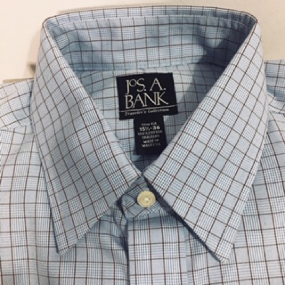 Jos A Bank 15.5-36 Mens Dress Shirt NWT